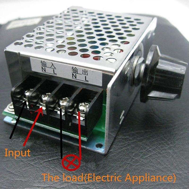 Motor Speed Controller 4000W Adjustable Voltage Regulator High Temperature Governor Dimmer Controll