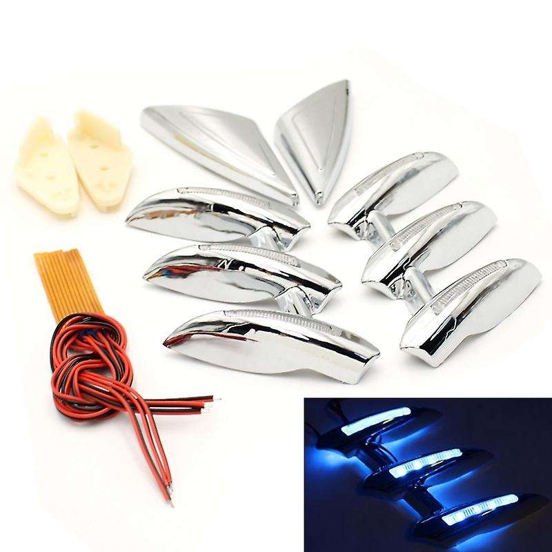 Motorbike Brake Rotor Shock Covers LED Fits for Goldwing GL1800 2001-2011 Left and Right