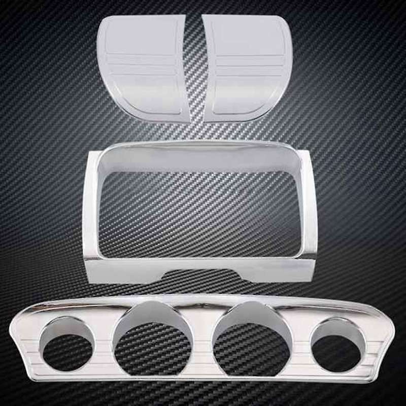 Motorbike Instrument Surround Gauge Panel Adhesive Cover Trim Kit for Street Ultra Limited Tri Glide