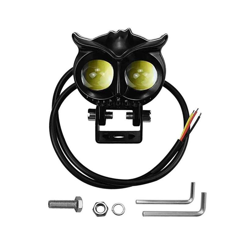 Motorbike Led Spotlight Long and Near Light Front Illumination Fog Light Two-colour Flashing Light