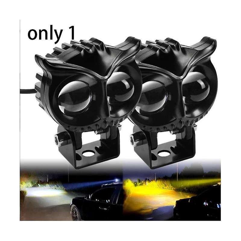 Motorbike Led Spotlight Long and Near Light Front Illumination Fog Light Two-colour Flashing Light