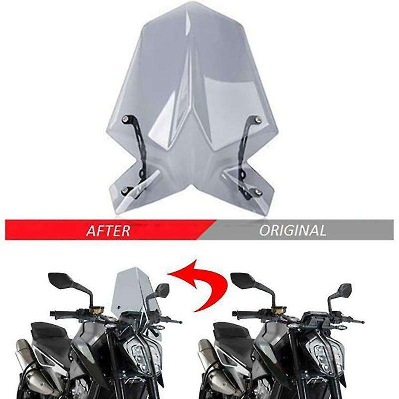 Motorbike Windscreen Windshield Shield Screen with Bracket for 125 390 2017-2019
