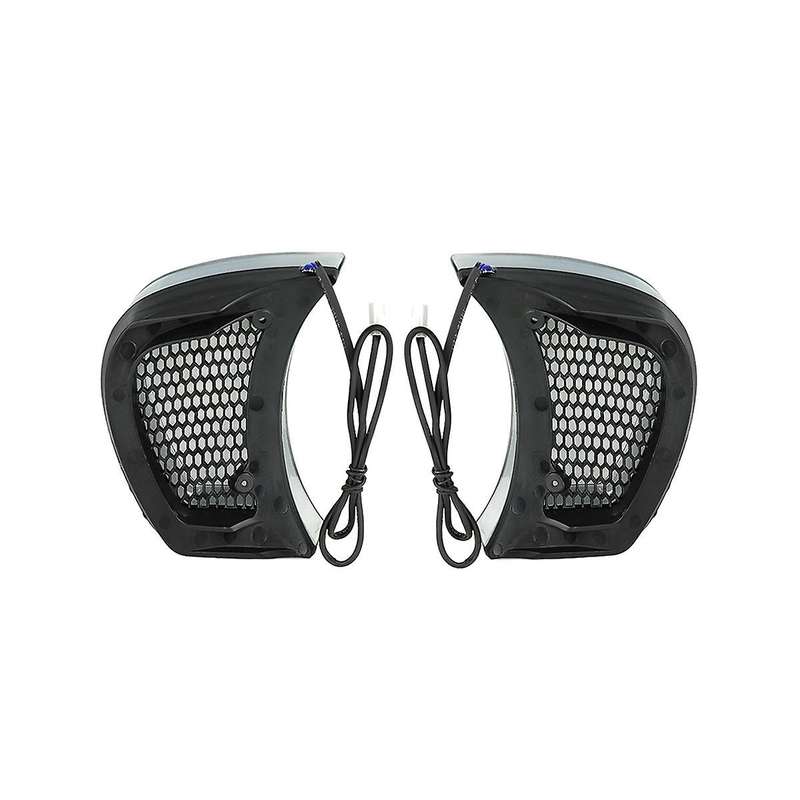 Motorbike12v Led Headlights for Road Glide After Turn Signal Light Ventilation Grille Light Daytime
