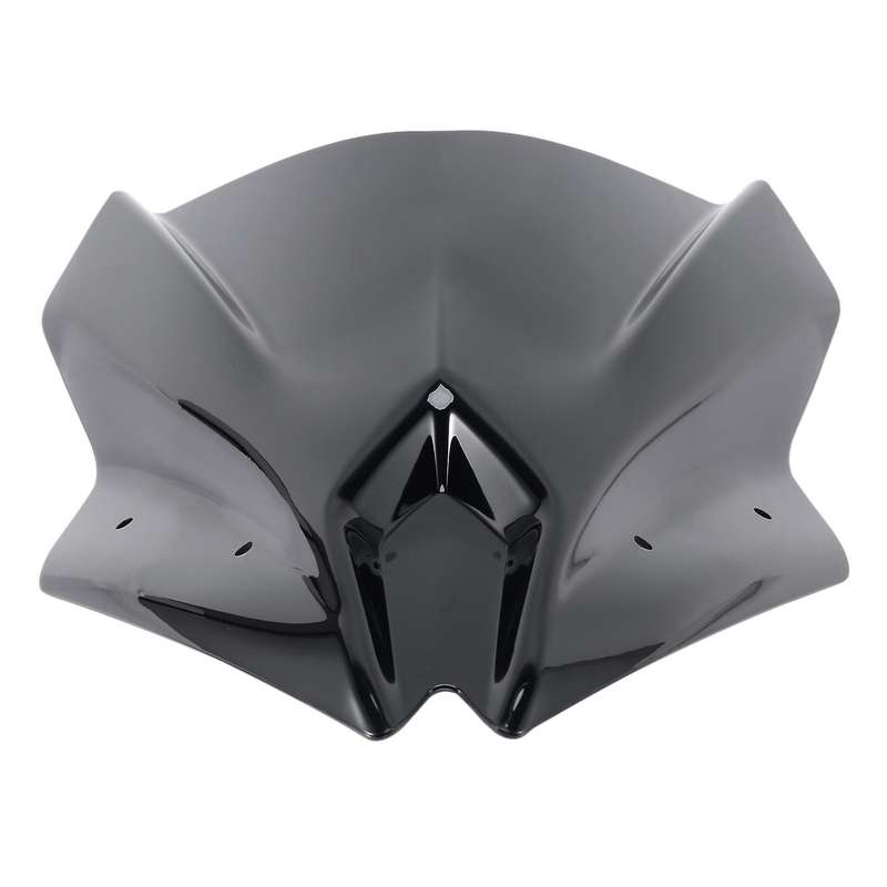 Motorccyle Windshield Windscreen Wind Deflector for NINJA 650 EX650 ER6F 2017-2020(Black)
