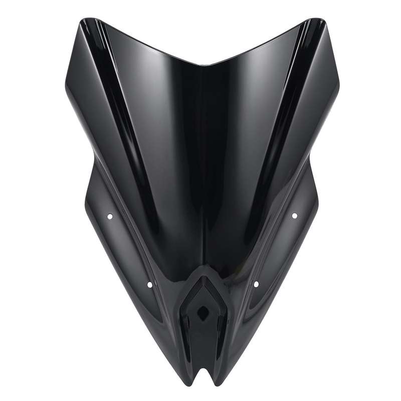 Motorccyle Windshield Windscreen Wind Deflector for NINJA 650 EX650 ER6F 2017-2020(Black)