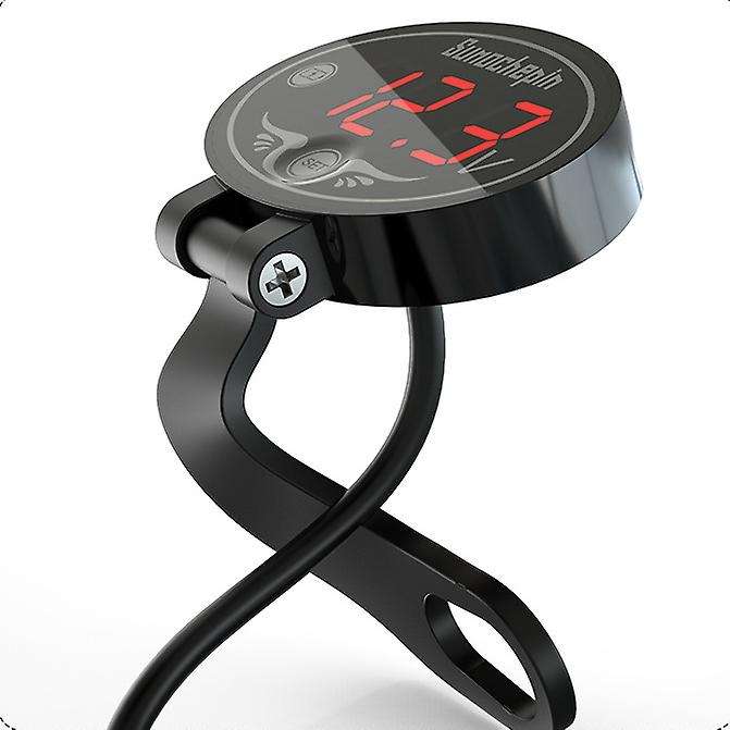 Motorcycle 12V Digital LED Display Voltmeter Voltage Indicator Monitor Detector ABS LED Mount Voltme