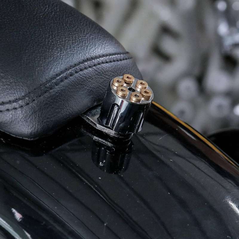 Motorcycle 1/4-20 Rear Fender Seat Screw Bolt M6 Compatible Sportster Silver
