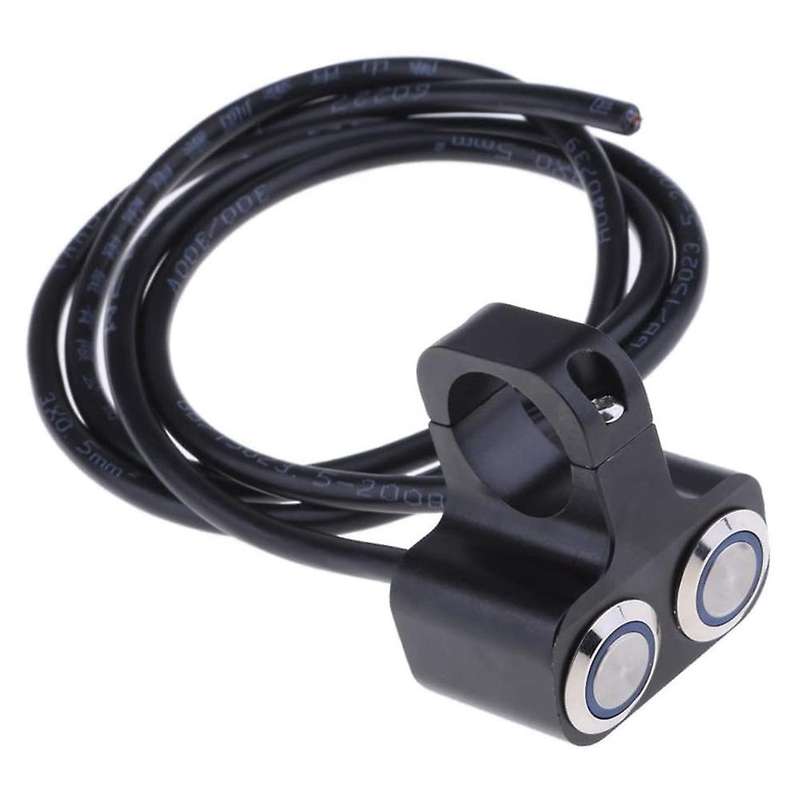 Motorcycle 1inch Handlebar Headlight Push Button Switch Waterproof 24mm Aperture