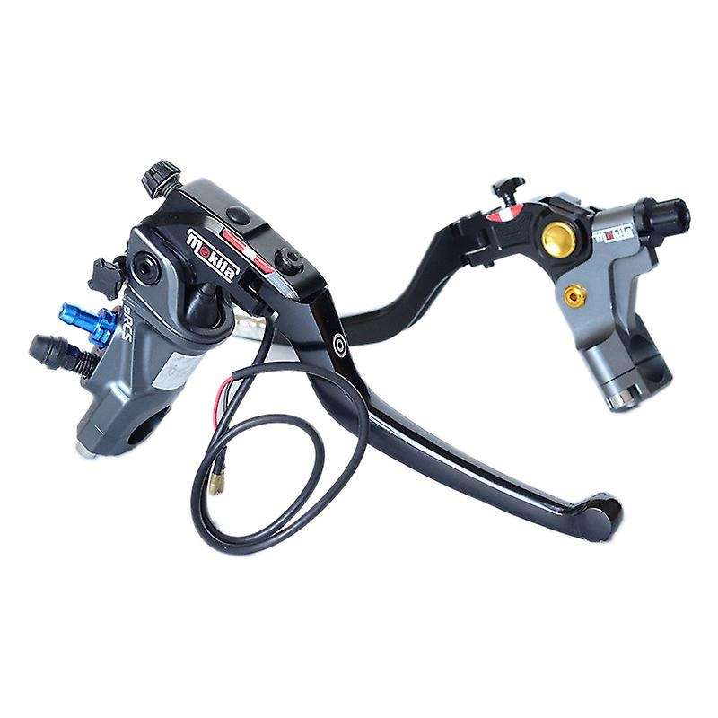 Motorcycle 22mm Brake Pump Cable Clutch Lever Master Cylinder Hydraulic Pump Tank for Red