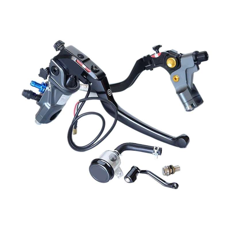 Motorcycle 22mm Brake Pump Cable Clutch Lever Master Cylinder Hydraulic Pump Tank for Titanium