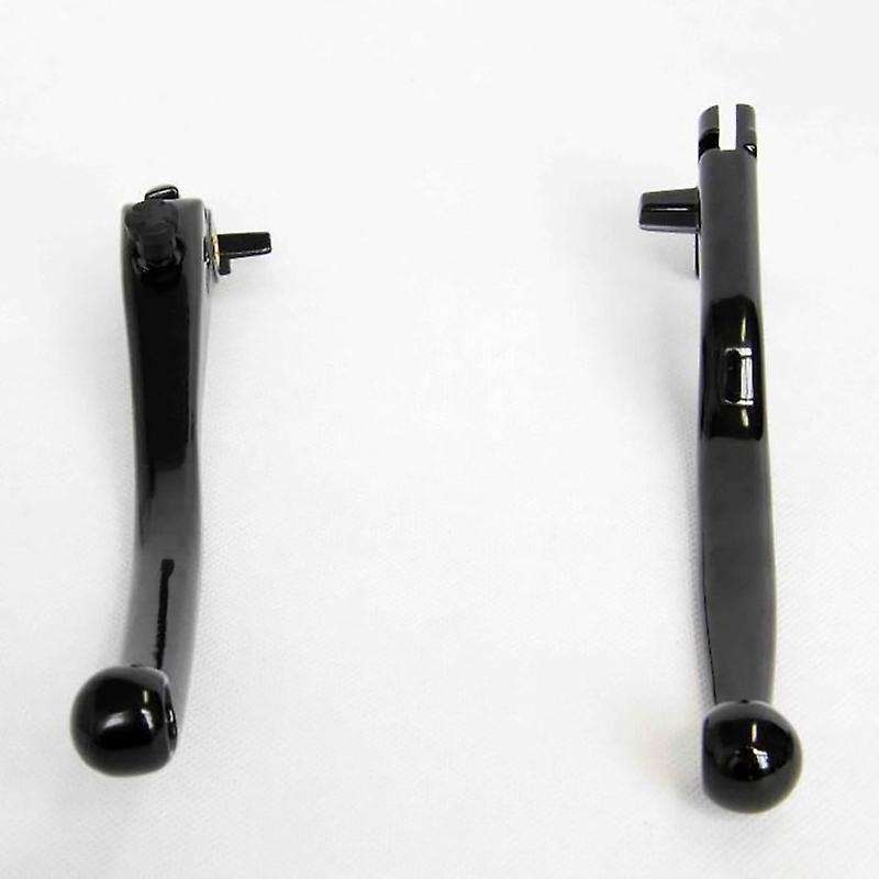Motorcycle 2 Brake Clutch Hand Lever Black for 2004-2012 YZFR1 R1 2005-2012 YZFR6 R6 Black