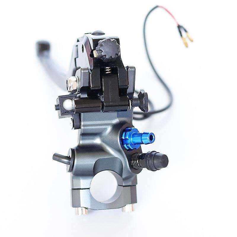 Motorcycle 22mm Brake Pump Cable Clutch Lever Master Cylinder Hydraulic Pump Tank for Black