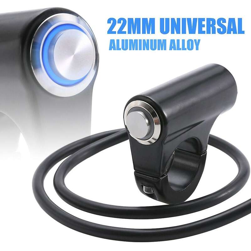 Motorcycle 22MM Handlebar Headlight Switch Fog Light on OFF Waterproof Universal Switch
