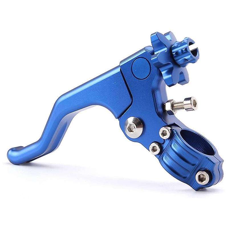 Motorcycle 22mm Short Stunt Clutch Lever Cable System for R for (Blue)