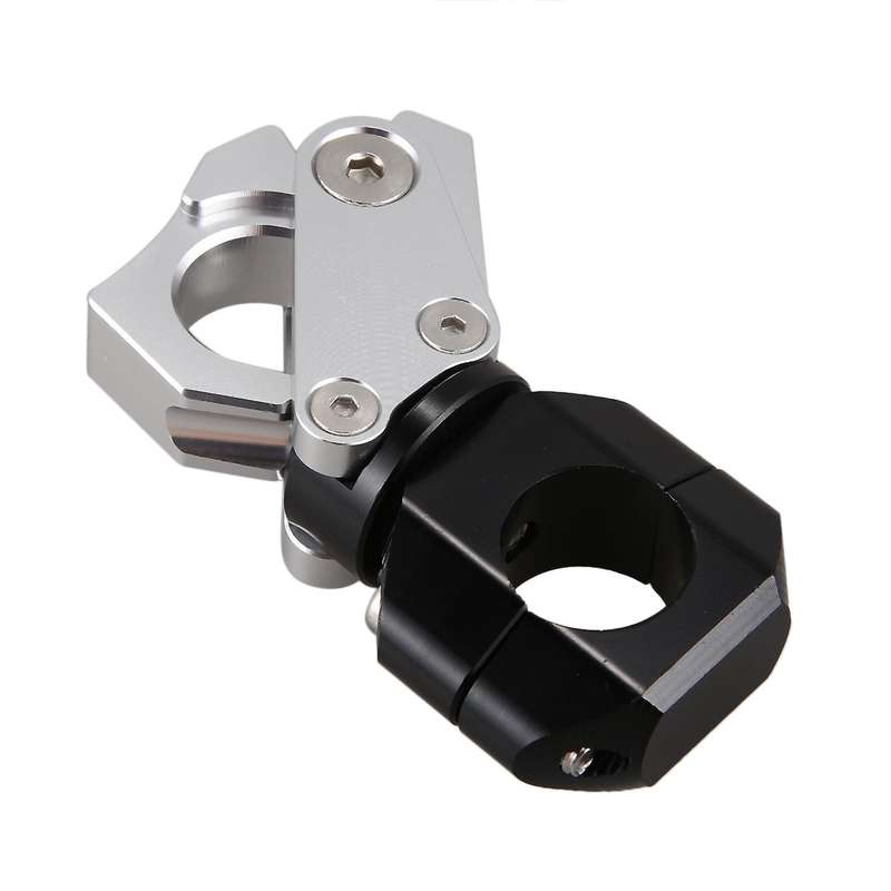 Motorcycle 22mm Handle Hook, Aluminum Alloy Folding Hook, Base Helmet Hook Luggage Storage, for