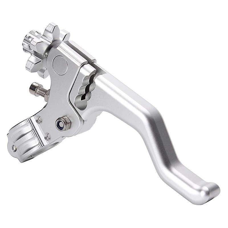 Motorcycle 22mm Short Stunt Clutch Lever Cable System for R for (Silver)