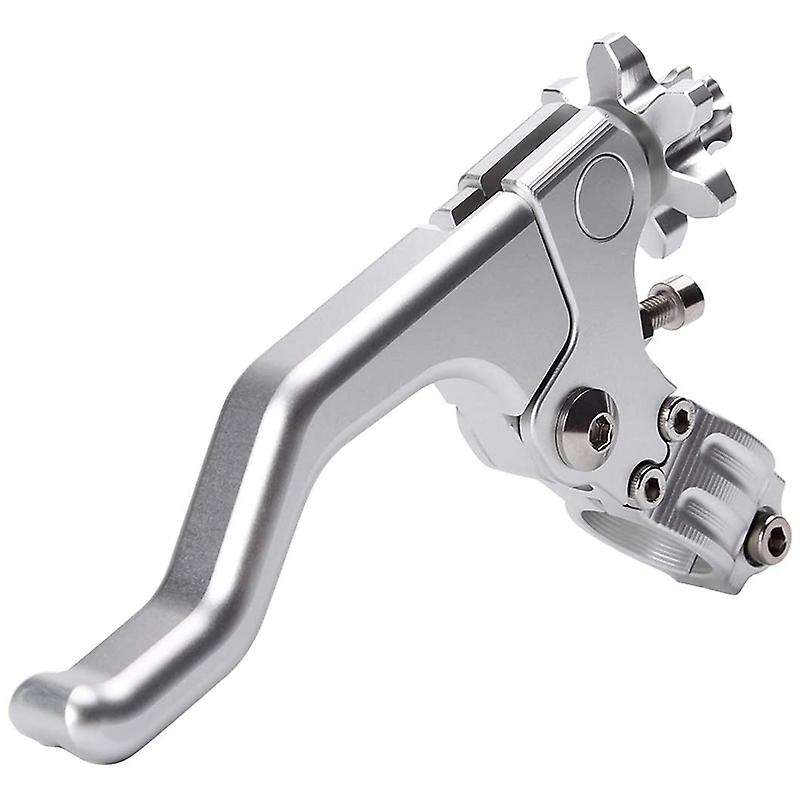 Motorcycle 22mm Short Stunt Clutch Lever Cable System for R for (Silver)