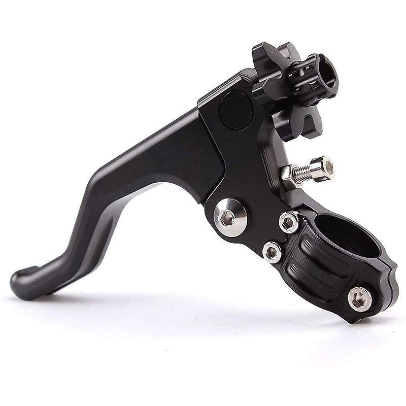 Motorcycle 22mm Short Stunt Clutch Lever Cable System for R for (Black)