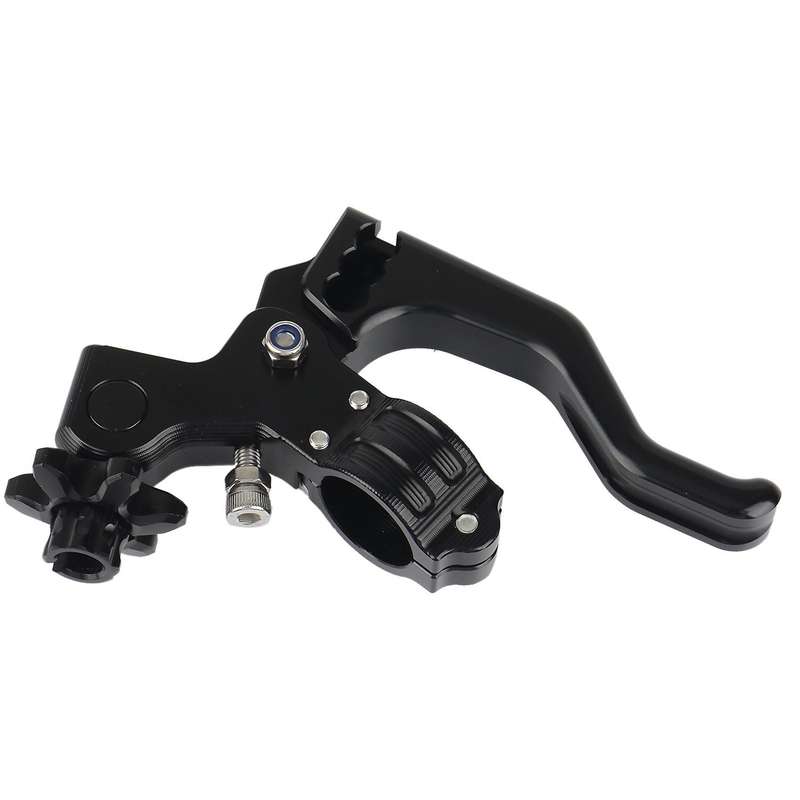 Motorcycle 22mm Stunt Clutch Lever Short Performance Cable Easy Pull Left Lever for Grom RM125(Black