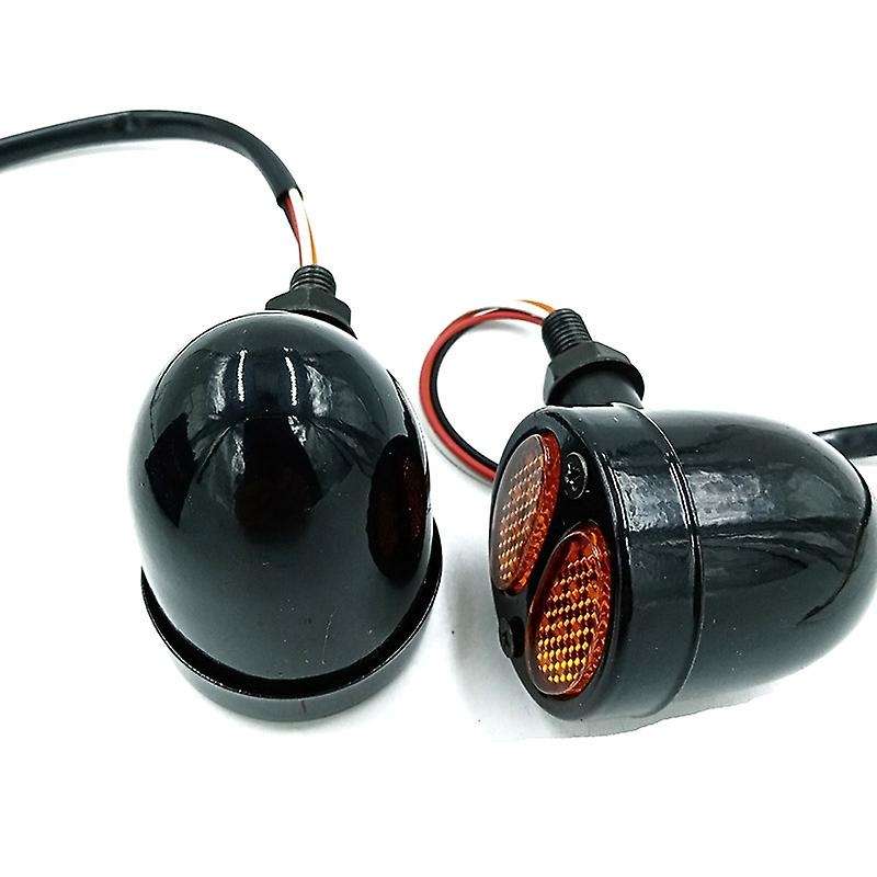 Motorcycle 3 in 1 LED Turn Signals with Brake Tail Light Blinkers Turn Indicators for Chopper Cafe