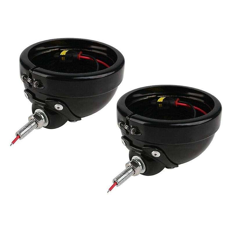 Motorcycle 4-1/2 Fog Lights Housing Bracket 4.5 Inch Led Passing Lamp Mount Ring Bucket Auxiliary La