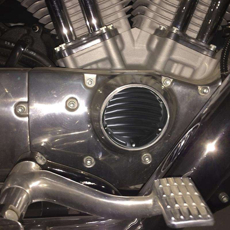 Motorcycle 6 Holes Timer Clutch Timing Covers Inspection Cover Cap for Iron XL883 XL1200 2004-2015