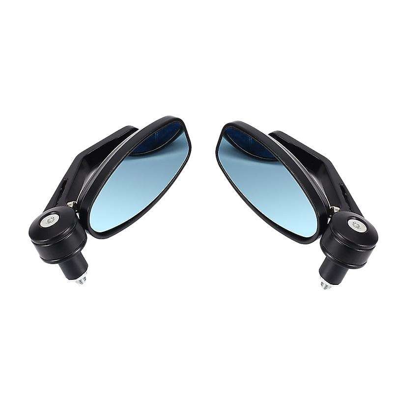 Motorcycle 7/8 Inch Handle Bar End Rearview Side Mirrors Universal Fit for for