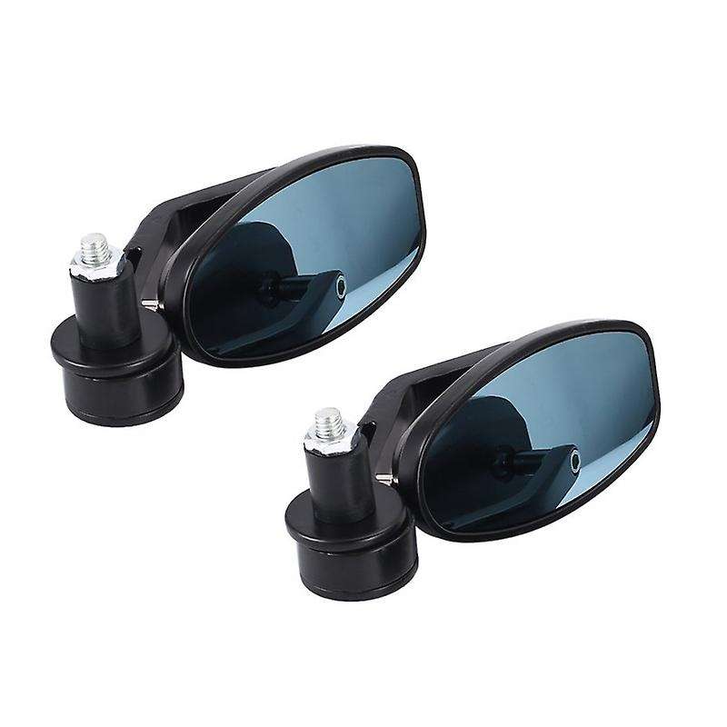 Motorcycle 7/8 Inch Handle Bar End Rearview Side Mirrors Universal Fit for for