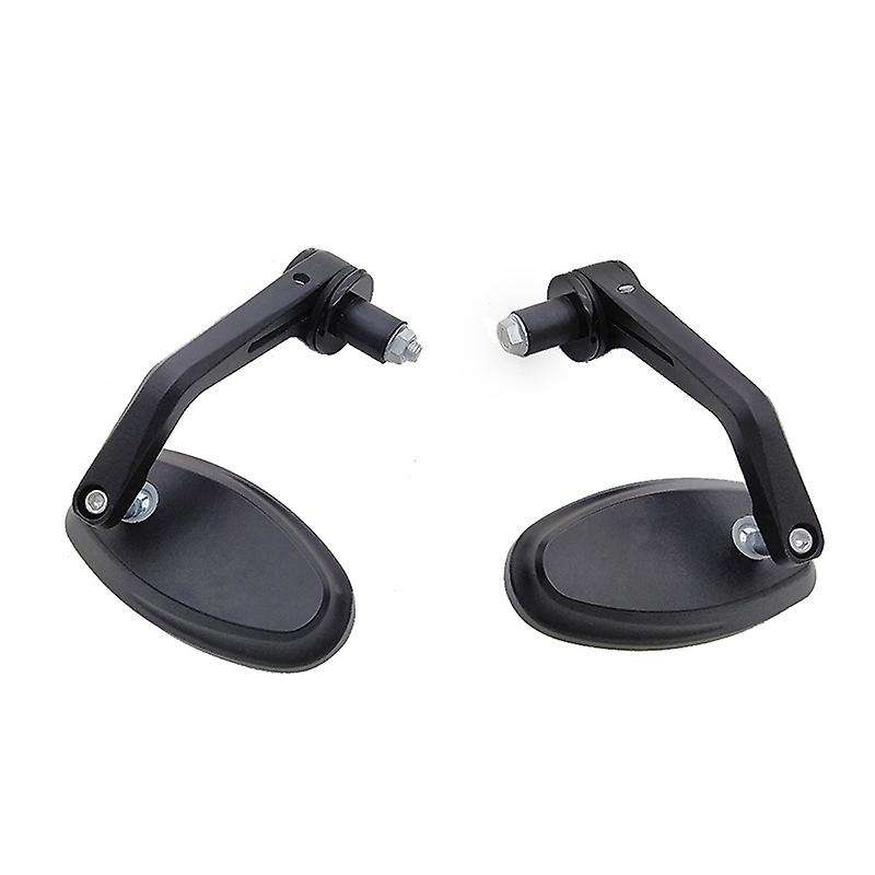 Motorcycle 7/8 Inch Handle Bar End Rearview Side Mirrors Universal Fit for for