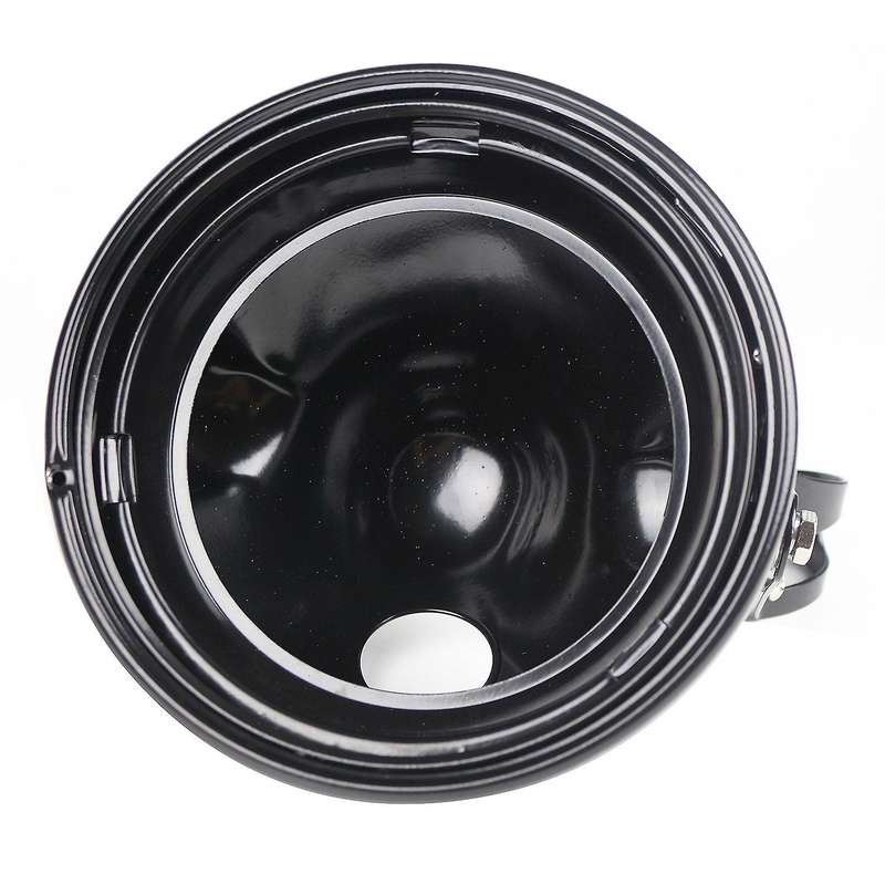 Motorcycle 7-Inch Headlight Lamp Housing Universal Modified Headlight Lamp Housing with Bracket
