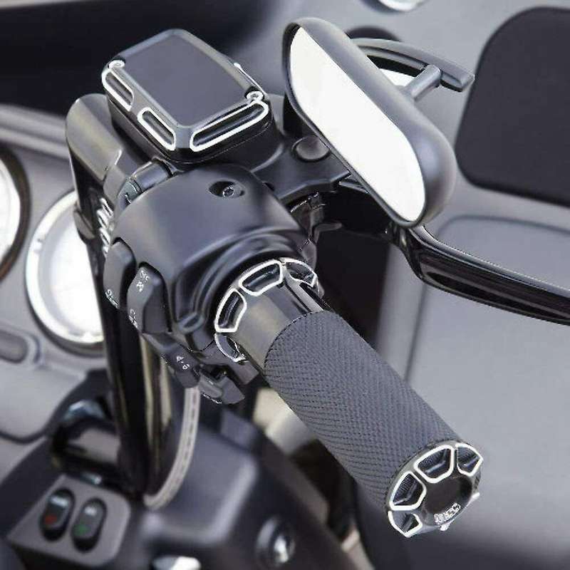 Motorcycle 8mm&10mm Mini Oval Mirrors Motorcycle Retro Rearview Mirror Black