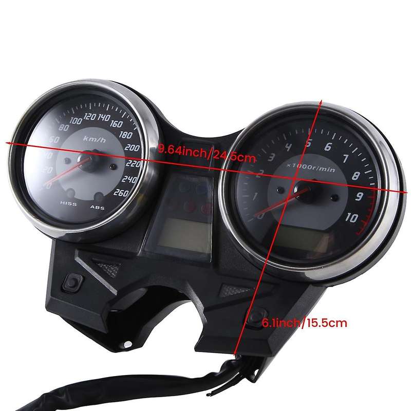 Motorcycle Abs Speedometer Tachometer Meter Instrument Gauge Fit for Cb1300 2009-2013