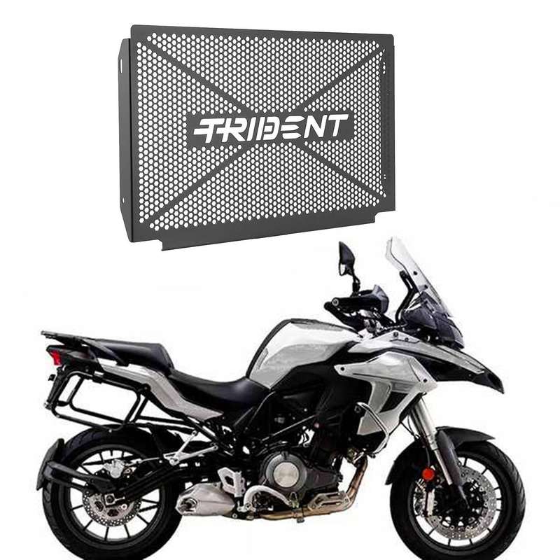 Motorcycle Accessories Black Radiator Grille Guard Cover Protector for Trident 660 2021 to 2022