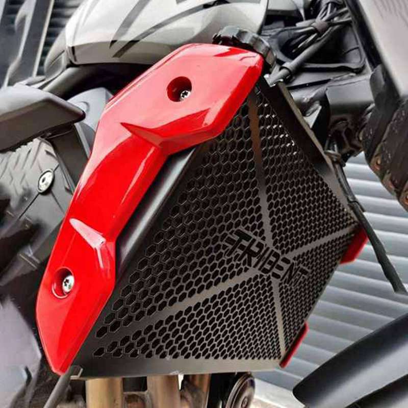 Motorcycle Accessories Black Radiator Grille Cover Protector for Trident 660 2021 to 2022