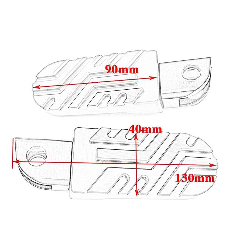 Motorcycle Accessories Driver Front Foot Peg Footrests Pedals for Z900 Z650 2017-2023 Z750 Z800
