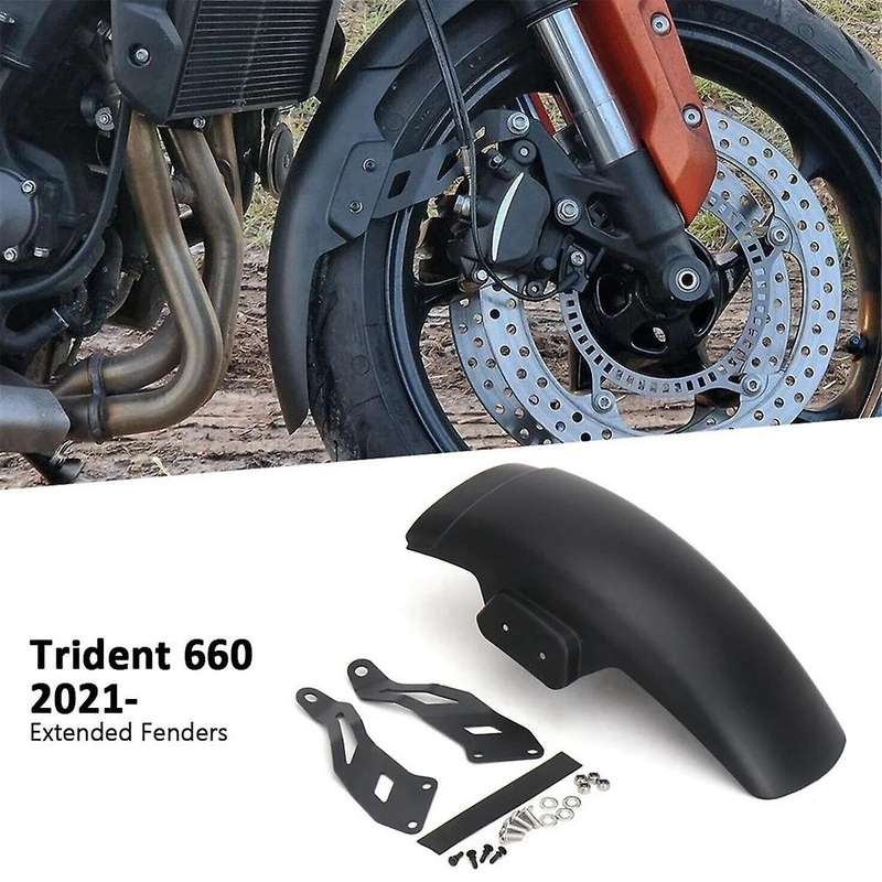 Motorcycle Accessories Front Mudguard Extender Extension Kit for Trident660 Trident 660 TRIDENT 660