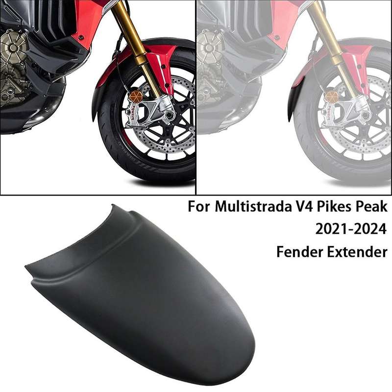 Motorcycle Accessories Front Mudguard Extender Extension for V4 Pikes 2021-2023 2024