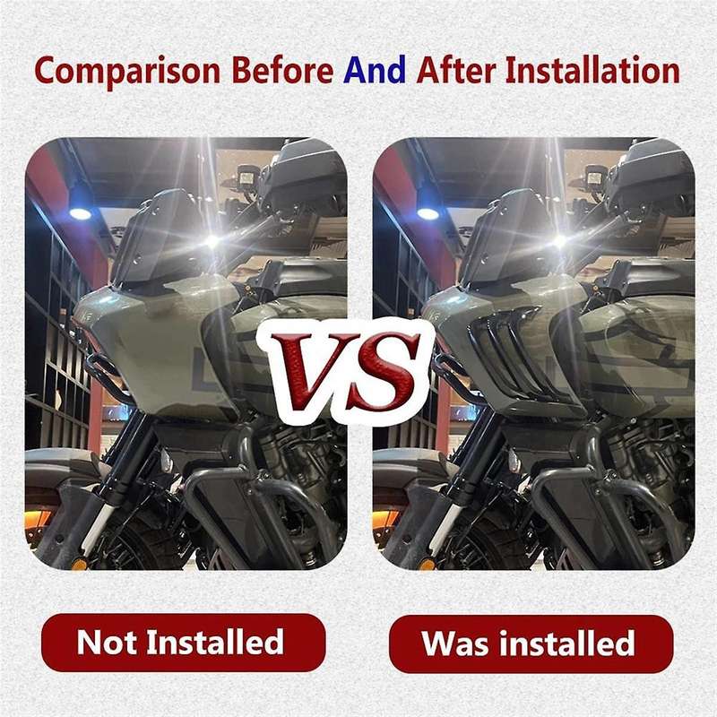 Motorcycle Accessories Gills Decorative Side Kit for PAN AMERICA 1250 S 2021-2024 Bright Carbon Fibe