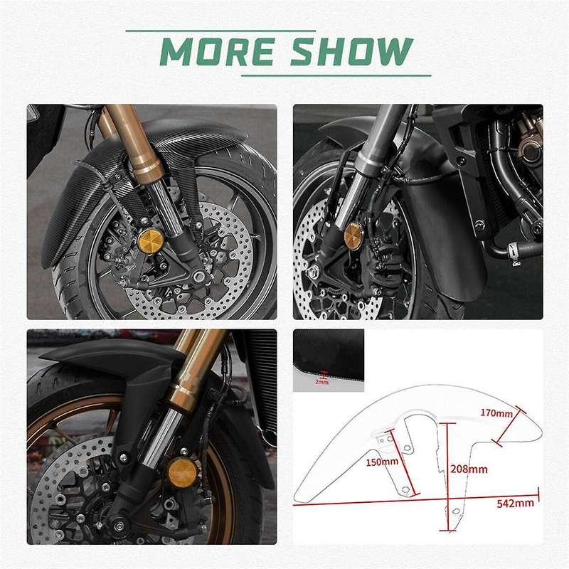 Motorcycle Accessories Front Wheel Hugger Mudguard Mud Splash Guard for CB650R CBR650R 2019-2022 Br