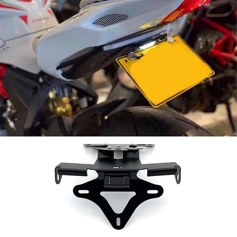 Motorcycle Accessories License Plate Holder Frame with Turn Signal Light for S1000RR S1000R HP4 201