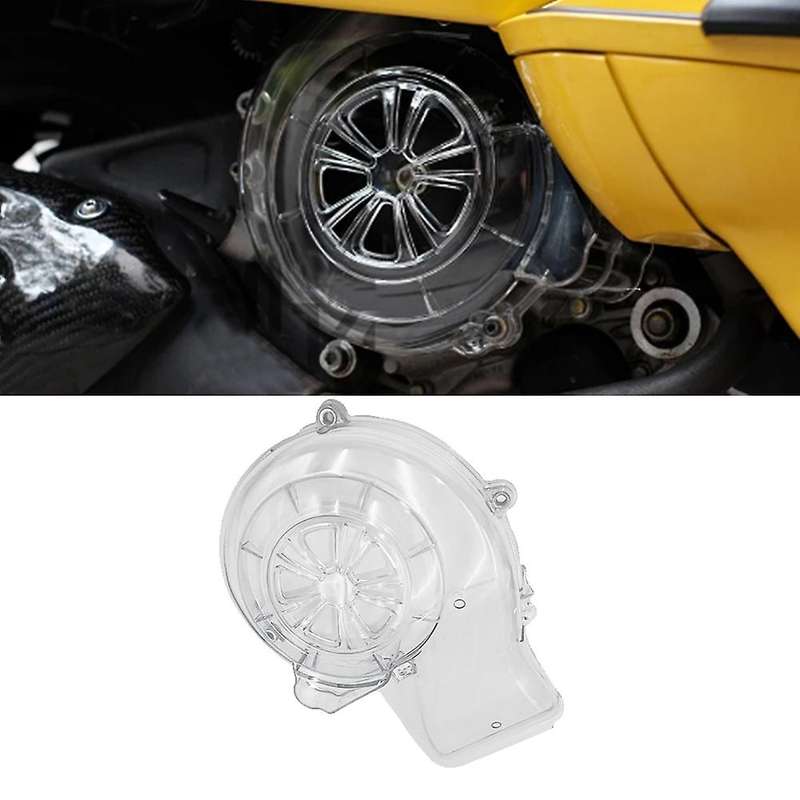 Motorcycle Acrylic Fan Cover Engine Side Protector Guard for Sprint 50 150 2013-2022 Transparent