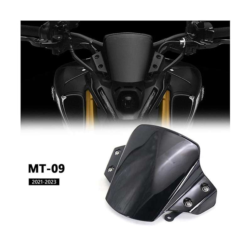 Motorcycle Accessories Windshield Windscreen Wind Screen for Mt-09 2021 2022 2023 Mt09 Mt 09 Mt09(b