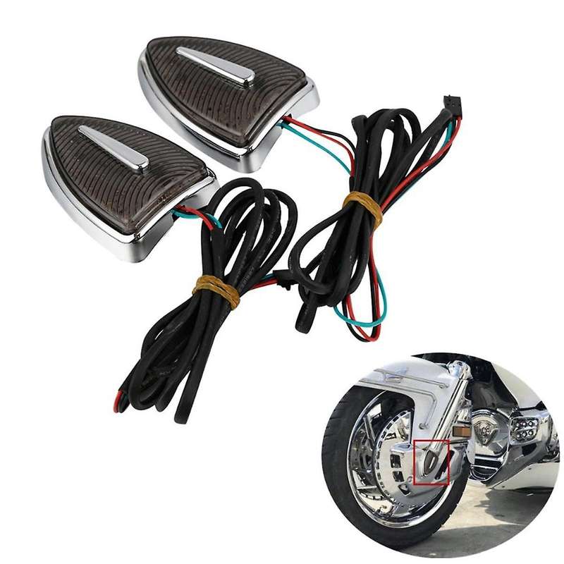 Motorcycle Aero Head Marker Lights Smoke Lens for Goldwing 1800 Gl1800 2012-2017 Accessories