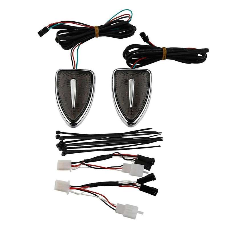 Motorcycle Aero Head Marker Lights Smoke Lens for Goldwing 1800 Gl1800 2012-2017 Accessories