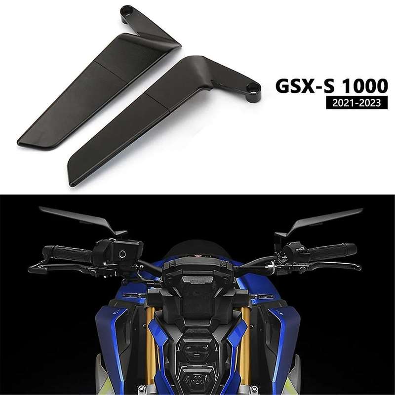 Motorcycle Adjustable Side Wing Rear View Mirror for Gsx-s1000 Gsxs1000 Gsx-s 1000 Gsxs 1000 2021 20