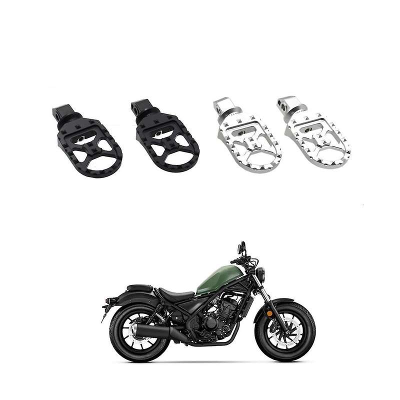 Motorcycle Adjustable Rear Footrest Rotatable Passenger Foot Pegs Rests for Rebel500 300 Cmx500 Cmx3