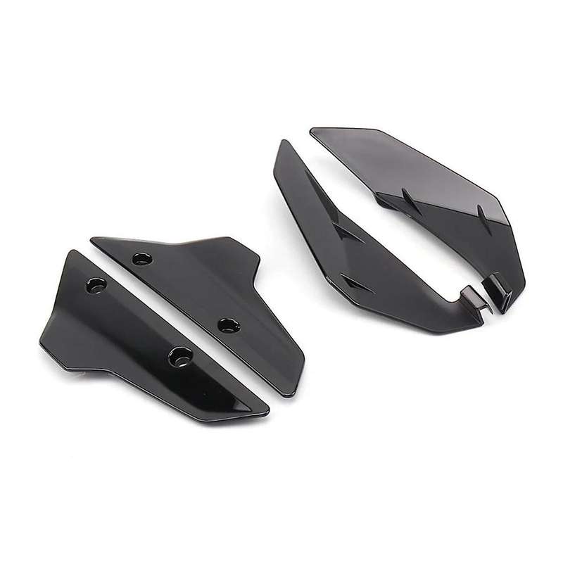 Motorcycle Air Deflector Wind Deflector Side Windscreen for Xl750 Transalp 2023(black)