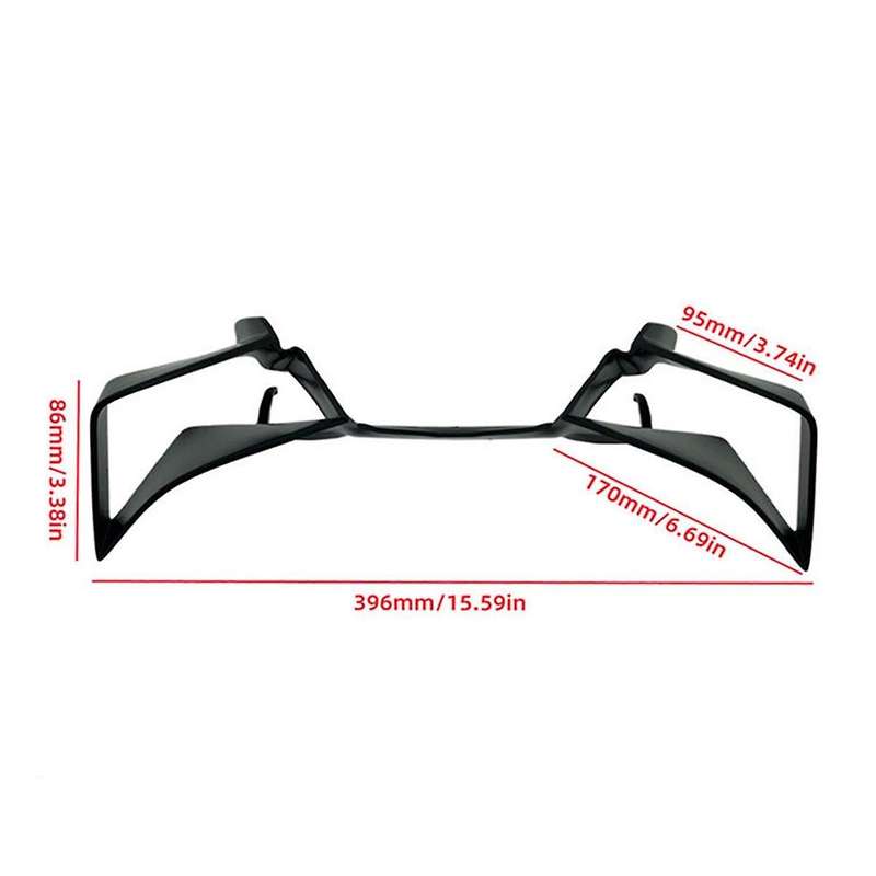 Motorcycle Aerodynamic Winglets Fins Side Wind Wing Spoiler Fixed Wind Wing for RC390 RC16 RC8C 2014