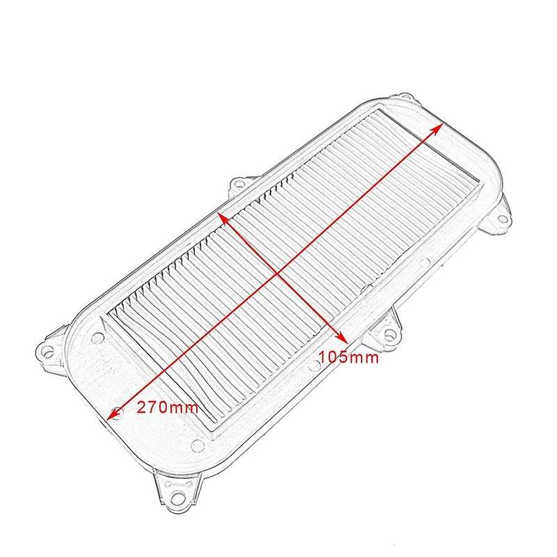 Motorcycle Air Filter Cleaner for Scooter 125 Dink . 2006-2015 125 Grand Dink 2001-2007 125 Grand Di