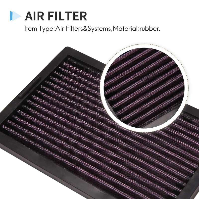 Motorcycle Air Filter Compatible Kawasaki Ninja 250/250R/300 Abs Z300